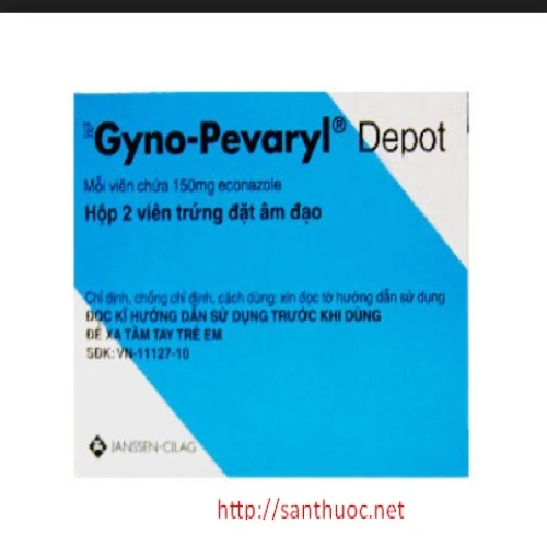 Gyno Paveryl Depot 150mg - Thuốc điều trị nhiễm nấm âm hộ, âm đạo hiệu quả