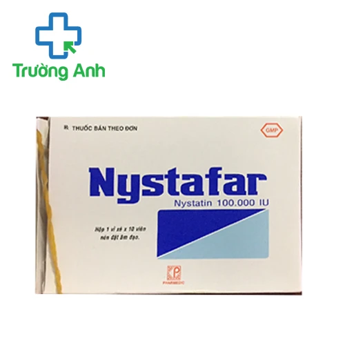 Nystafar - Viên đặt âm đạo điều trị nhiễm nấm của Pharmedic