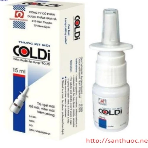 Coldi Spr.15ml - Thuốc điều trị viêm mũi, viêm xoang hiệu quả