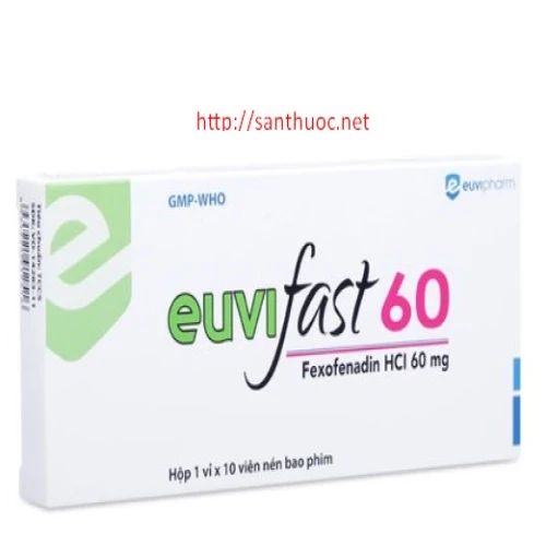 Euvifast 60-20 - Thuốc điều trị các bệnh đường hô hấp hiệu quả