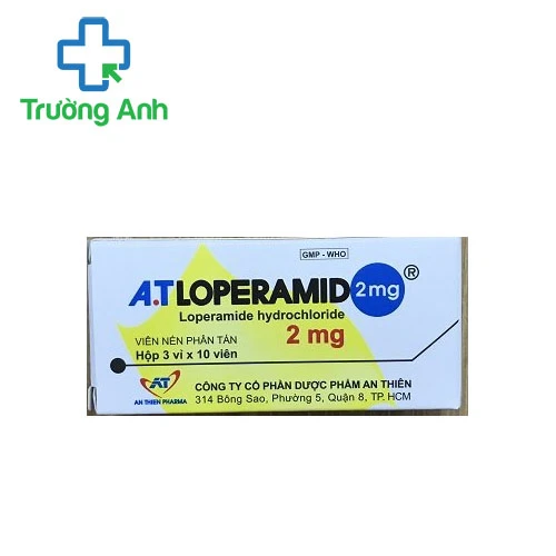 A.T Loperamid 2 mg - Thuốc điều trị tiêu chảy cấp của An Thiên