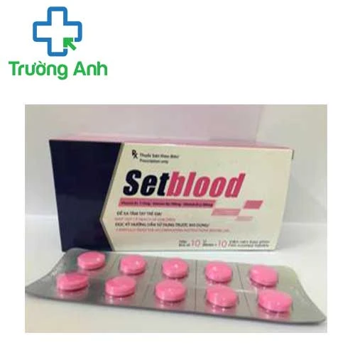 Setblood- Thuốc bổ sung Vitamin nhóm B và khoáng chất hiệu quả