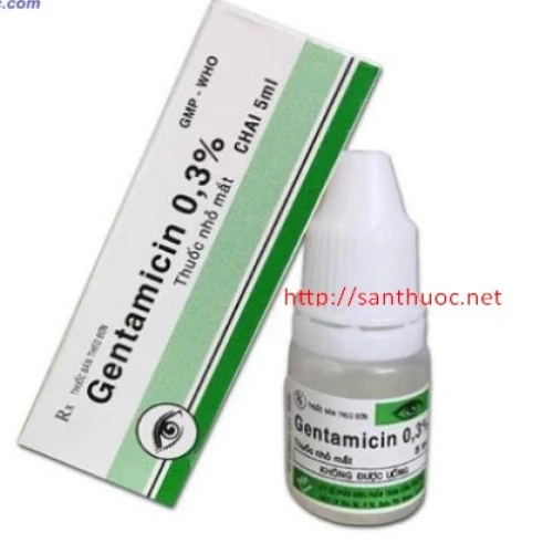 Gentamycin 0.3% 5ml - Thuốc nhỏ mắt hiệu quả