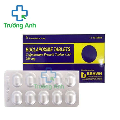 Buclapoxime tablets - Thuốc điều trị bệnh nhiễm khuẩn của Brawn