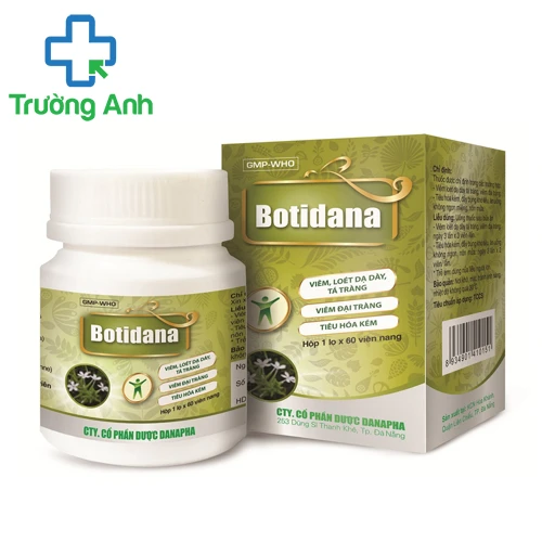 Botidana -  Điều trị viêm dạ dày, tá tràng của Danapha