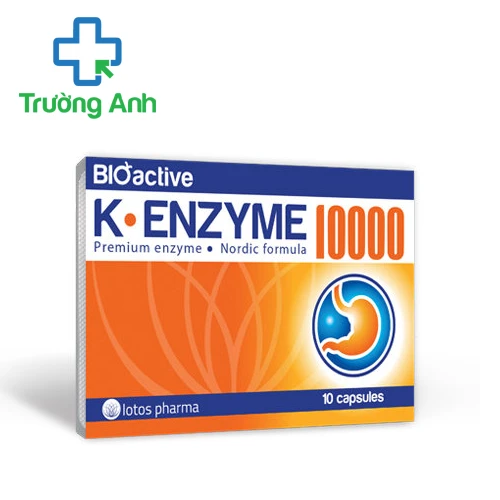K Enzyme 10000 - Hỗ trợ tăng cường hệ tiêu hoá của Lotos Pharma