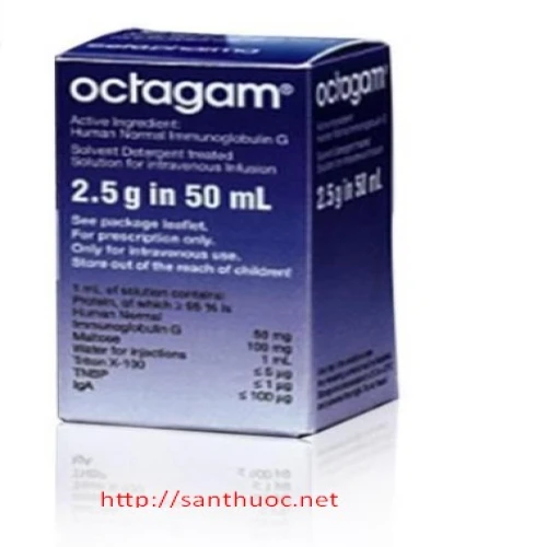 Octagam 2.5g 50ml - Thuốc giúp tăng cường hệ miễn dịch hiệu quả của Áo