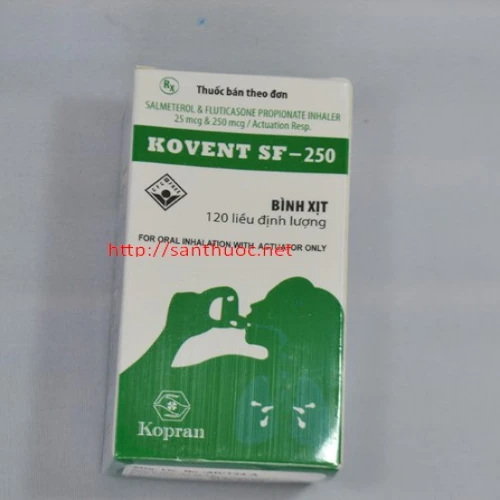 Kovent SF - 25/250 - Thuốc giúp điều trị nghẽn đường hô hấp hiệu quả