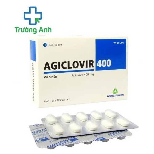 AGICLOVIR 400 mg - Thuốc điều trị nhiễm khuẩn của Agimexpharm