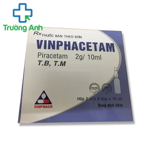 Vinphacetam 2g/10ml - Thuốc trị các bệnh do tổn thương não gây ra