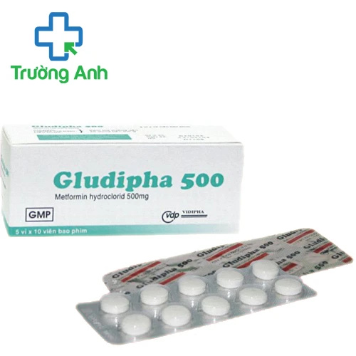 Gludipha 500 - Thuốc điều trị bệnh tiểu đường của Vidiphar