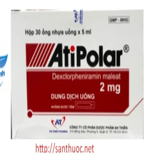 Atipolar ống 5ml - Thuốc chống dị ứng hiệu quả