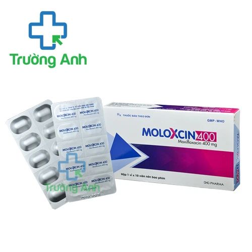 Moloxcin 400mg - Kháng sinh điều trị nhiễm khuẩn của DHG Pharma