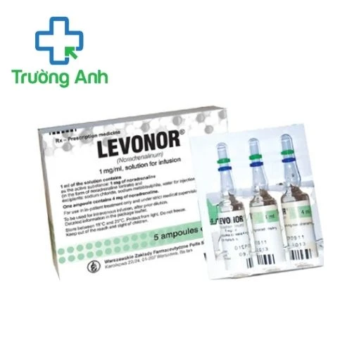 Levonor 4mg/4ml – Thuốc điều trị tụt huyết áp hiệu quả của Poland