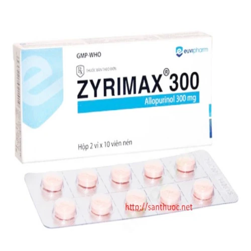 Zyrimax300 - Thuốc điều trị bệnh gout hiệu quả