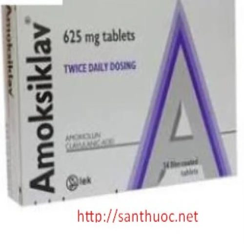 Amoksiklav 625mg - Thuốc điều trị nhiễm khuẩn hiệu quả