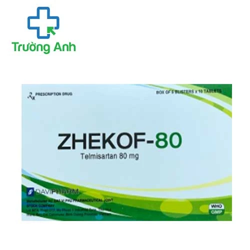 ZHEKOF-80 - Thuốc điều trị bệnh tăng huyết áp của Davipharm