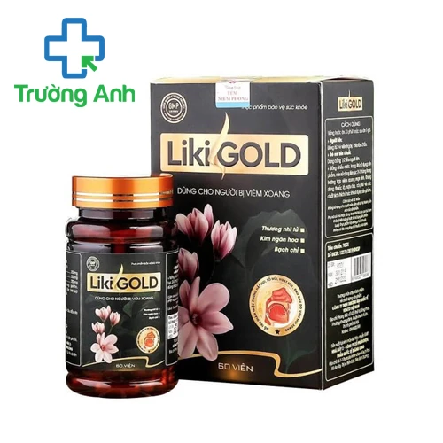 Liki Gold - Thực phẩm hỗ trợ điều trị bệnh viêm xoang