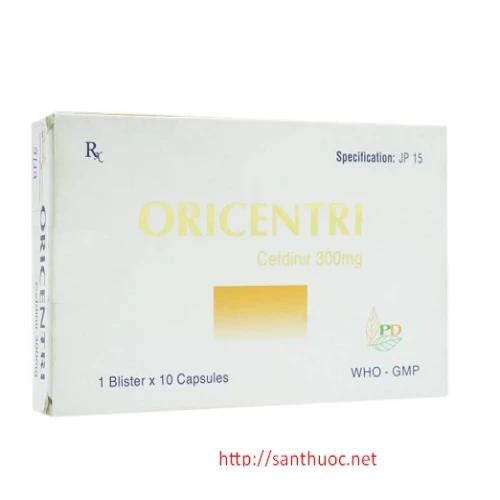 Oricentri 300 - Thuốc kháng sinh hiệu quả