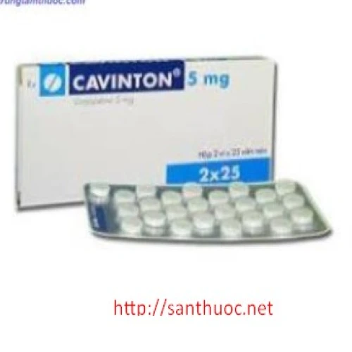 Cavinton 5mg-10mg - Thuốc điều trị rối loạn tuần hoàn máu não hiệu quả