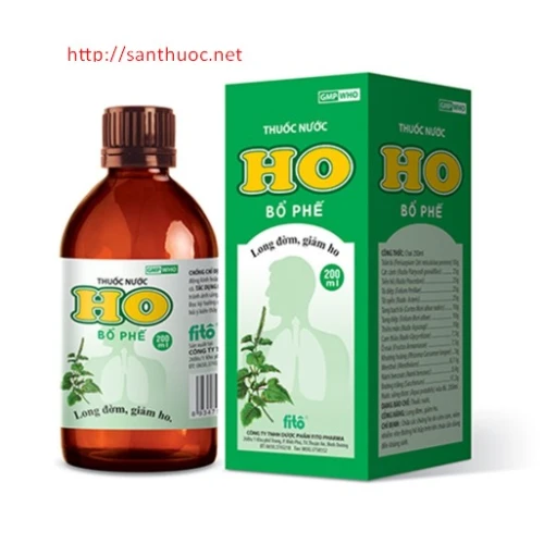 Ho bổ phế Fito 80ml - Thuốc trị ho hiệu quả