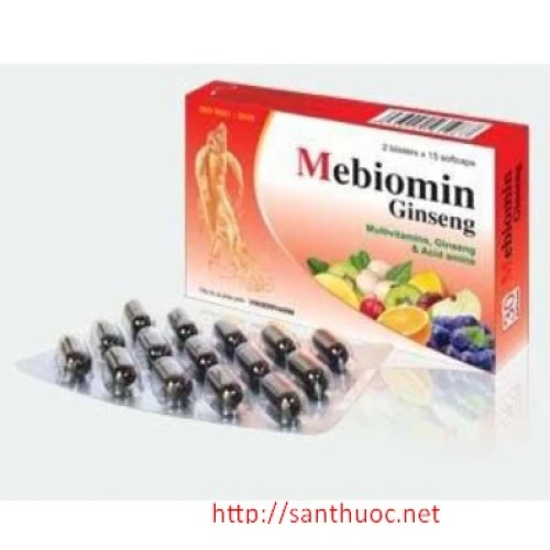 Mebiomin Ginseng - Giúp bổ sung vitamin và khoáng chất cho cơ thể hiệu quả