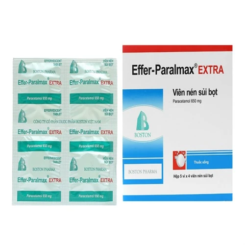 Effer-paralmax extra - Thuốc giảm đau, hạ sốt của Boston pharma 
