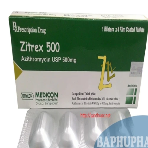 Zitrex 500mg - Thuốc điều trị nhiễm khuẩn hiệu quả
