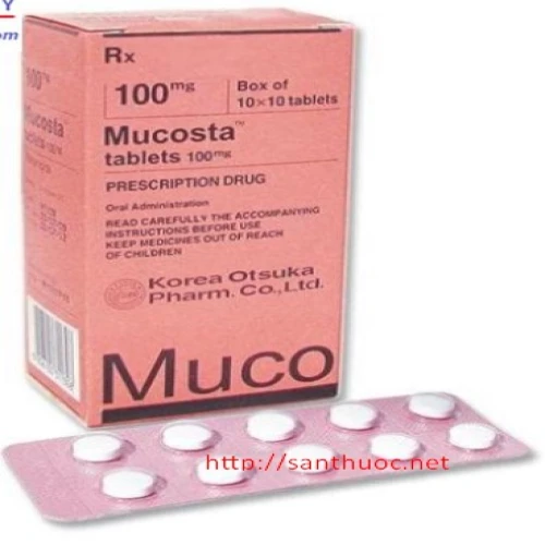 Mucosta 100mg - Thuốc điều trị viêm loét dạ dày cấp và mãn tính hiệu quả