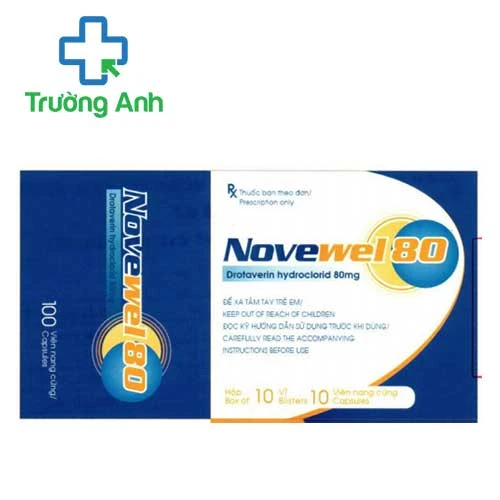 Novewel 80- Thuốc điều trị các bệnh về đường ruột hiệu quả
