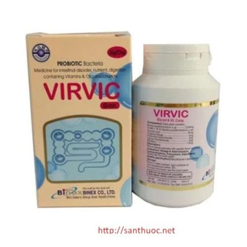  Virvic - Thuốc giúp phục hồi chức năng đường ruột hiệu quả