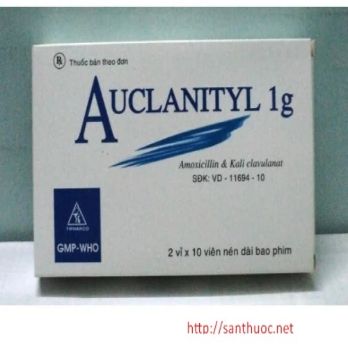 Auclanityl 1g - Thuốc điều trị nhiễm khuẩn đường hô hấp hiệu quả