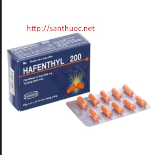 Hafenthyl 200mg - Thuốc giúp hạ mỡ máu hiệu quả