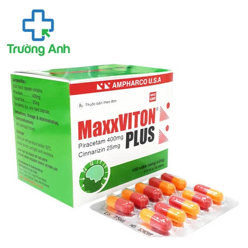 Maxxviton Plus - Điều trị rối loạn tiền đình của Ampharco U.S.A