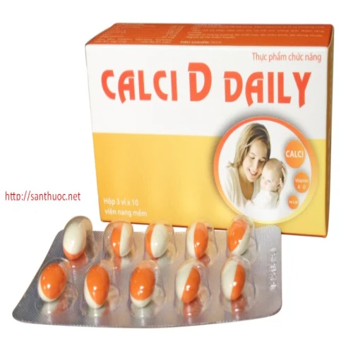 Calci D daily - Thuốc giúp bổ sung vitamin và chất khoáng hiệu quả