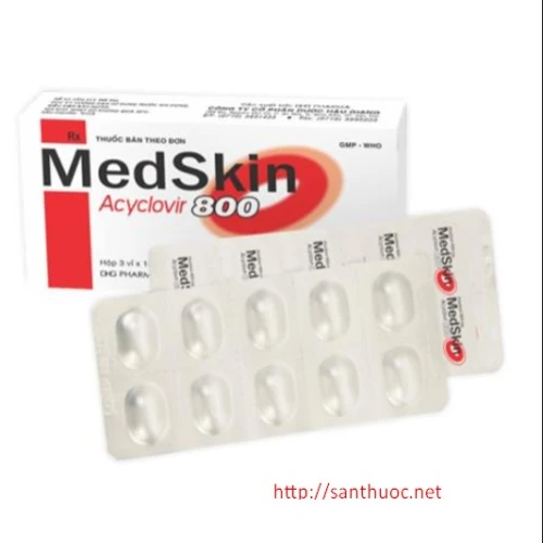 Medskin Acyclovir 800 - Thuốc kháng sinh hiệu quả