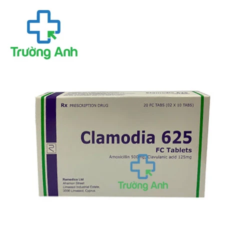 Clamodia 625 FC Tablets - Điều trị nhiễm khuẩn của Remedica