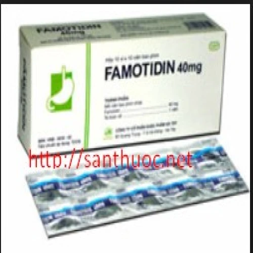 Famotidin 40mg Hataphar - Thuốc điều trị viêm loét dạ dày, tá tràng