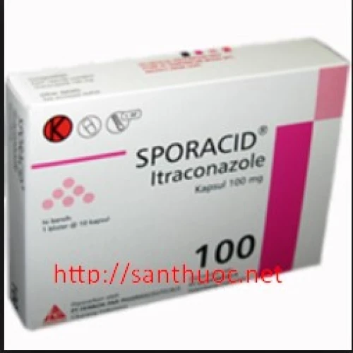 Sporacid 100mg - Thuốc điều trị nhiễm nấm hiệu quả