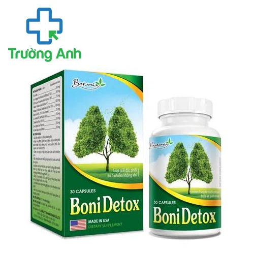 BoniDetox - Tăng cường chức năng phổi, hỗ trợ giảm ho của Mỹ