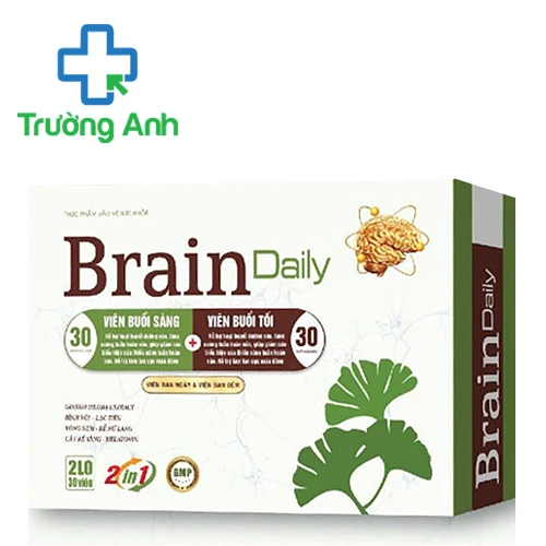Brain Daily - Thực phẩm tăng cường tuần hoàn máu não của Medistar