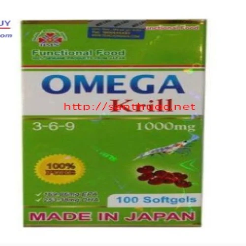 Omega 3 Krill Oil - Thuốc bổ giúp tăng cường sức khỏe hệ tim mạch hiệu quả