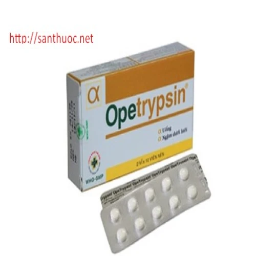 Opetrypsin - Thuốc chống phù nề sau chấn thương hiệu quả