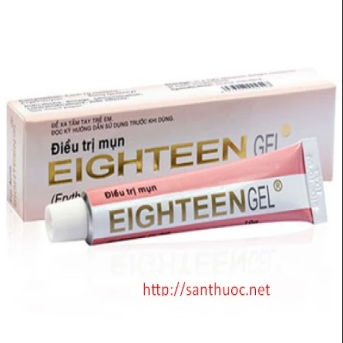 Eighteen gel 10g - Thuốc điều trị mụn trứng cá hiệu quả