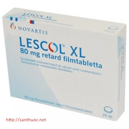 Lescol XL 80mg - Thuốc điều trị mỡ máu hiệu quả của Thụy Sỹ