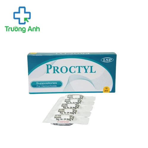 Proctyl LSP - Viên đặt âm đạo điều trị viêm nhiễm của Thái Lan