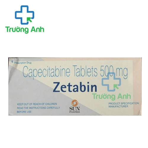 Zetabin 500mg - Thuốc điều trị ung thư của Sun Pharma