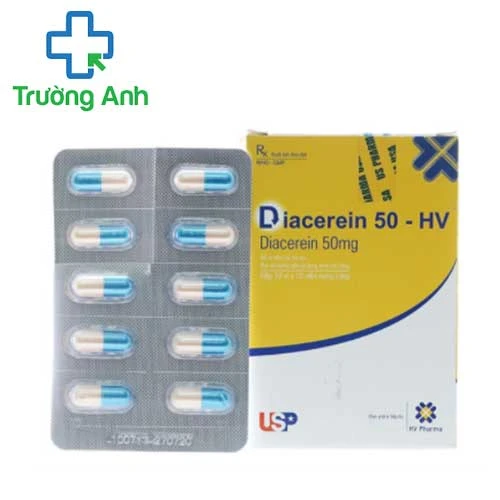 Diacerein 50-HV - Thuốc điều trị thoái hóa khớp của US Pharma USA
