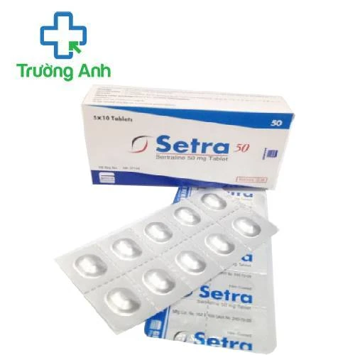 Setra 50 Tablet - Thuốc điều trị trầm cảm, lo âu, stress