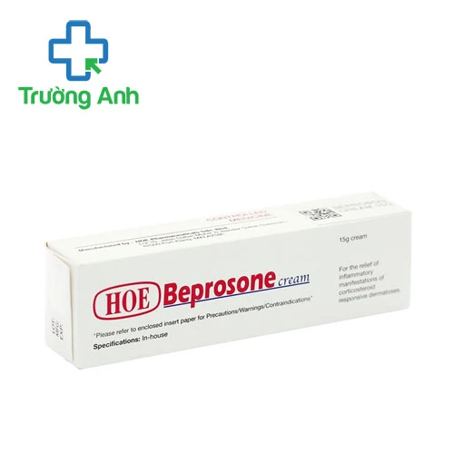 Beprosone cream - Thuốc điều trị các bệnh viêm nhiễm ngoài da
